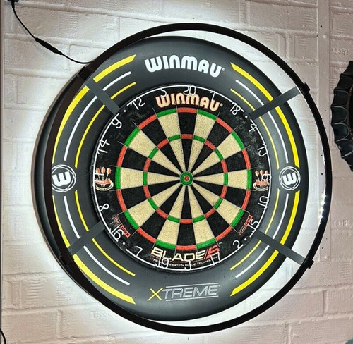 Printed dartboard lighting - 3d,