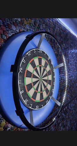 Dart board light ring - board,
