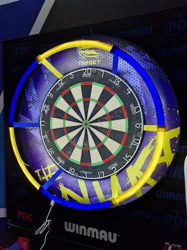 Printed dartboard lighting - printed,