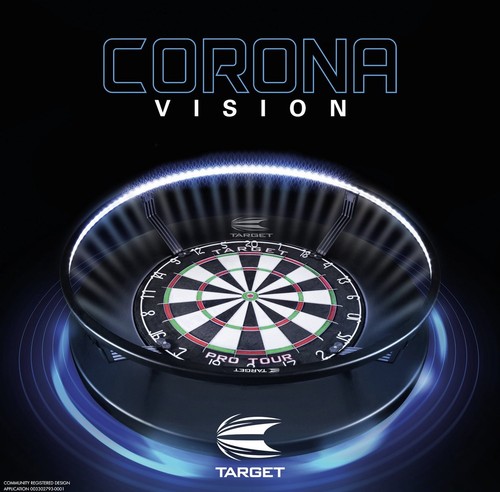 Target dartboard light corona - target,