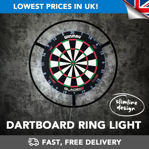 Dartboard ring light complete - dartboard,